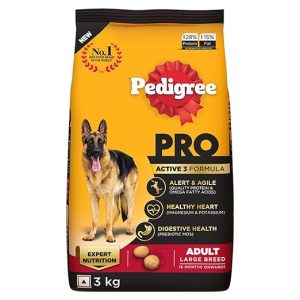 Pedigree PRO Adult Large Breed, 3 kg Dry Dog Food,