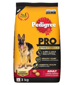 Pedigree PRO Adult Large Breed, 3 kg Dry Dog Food,