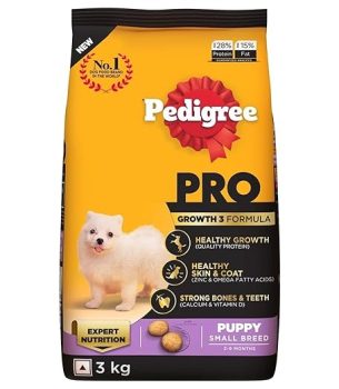 Pedigree PRO Puppy Small Breed, 3 kg Dry Dog Food,