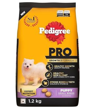 Pedigree PRO Puppy Small Breed, 1.2 kg Dry Dog Food.