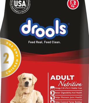 Drools Chicken and Egg Adult Pellet Dog Food , 1.2kg