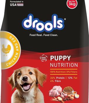 Drools Puppy Dry Dog Food Chicken and Egg 3kg Pack