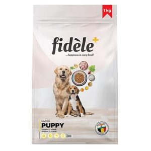 Fidele+ Dry Dog Food Balanced Nutrition for Dogs 1 KG, Large Puppy .