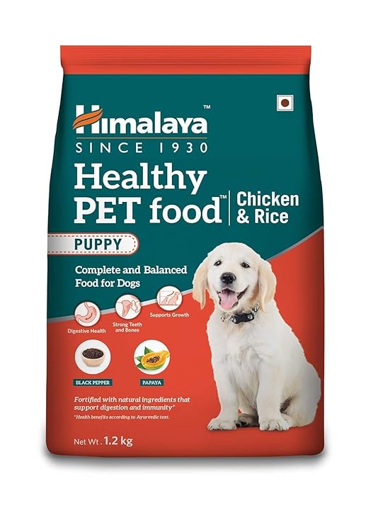 Himalaya Healthy Pet kibble Food - Puppy, Medium, 1.2 kg .