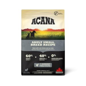 Acana Adult Small Breed Dry Dog Food, Grain Free Dog Food for All Life Stages, Fresh or Raw Ingredients, 2 kg