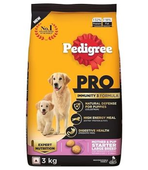Pedigree PRO Mother & Pup Starter Large Breed, 3 kg Dry Dog Food.
