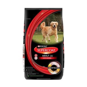 SUPERCOAT Purina Adult Dry Dog Food, with Chicken, 2.5kg